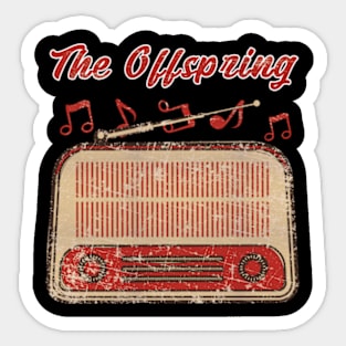 Retro The Offspring Sticker